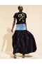 Women Cynthia Rowley Bottoms | Denim Taffeta Skirt