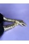 Women Cynthia Rowley Hats & Gloves | Bea Long Metallic Leather Gloves