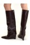 Women Cynthia Rowley Shoes | Embossed Leather Wedge Boot