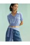 Women Cynthia Rowley Snow | Aspen Knit Polo