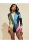 Women Cynthia Rowley Surf & Swim | Colorblock Wetsuit