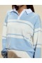 Women Cynthia Rowley Tops | Ardie Striped Rugby Shirt