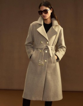 Women Cynthia Rowley Jackets & Coats | Noa Wool Trench Coat
