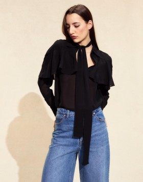 Women Cynthia Rowley Tops | Camille Ruffle Blouse