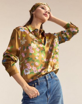 Women Cynthia Rowley Tops | Collectible Silk Shirt