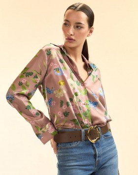 Women Cynthia Rowley Tops | Collectible Silk Shirt
