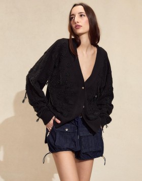 Women Cynthia Rowley Tops | Paloma Boyfriend Cardigan