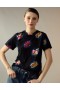  Blusas femininas Cynthia Rowley | Camiseta Bloom