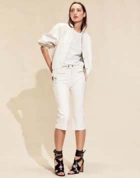  Pantaloni da donna Cynthia Rowley | Capri in pelle Downtown