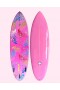  Dame Cynthia Rowley Sport og spill | Tilpasset 7" surfebrett med koraller og gradient