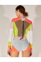  Dame Cynthia Rowley Surf & Swim | Våtdrakt med fargeblokker