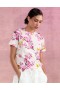  Cynthia Rowley-topper for kvinner | Bloom-t-skjorte