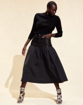  Cynthia Rowley-underdeler for kvinner | Downtown skinnskjørt i nylon