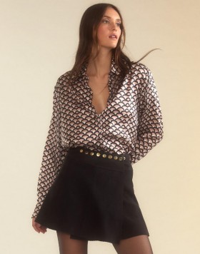  Cynthia Rowley-underdeler for kvinner | Westward Suede Wrap-skjørt