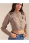  Cynthia Rowley Toppar För Damer | Ivy Cropped Wool Cardigan