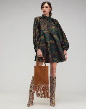  Vestidos de mujer Cynthia Rowley | Vestido de tafetán de seda Second Nature