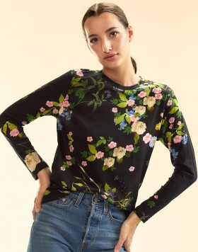  Tops de mujer Cynthia Rowley | Camiseta de manga larga para uso diario
