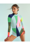  Dámský neopren Cynthia Rowley Surf & Swim | Barevně blokovaný