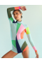  Dámský neopren Cynthia Rowley Surf & Swim | Barevně blokovaný
