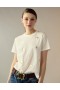  Cynthia Rowley-toppe til kvinder | Metallisk Lock & Key-t-shirt