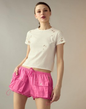  Dames Cynthia Rowley Bottoms | Nylon Cargo Shorts