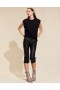  Bas de pantalon Cynthia Rowley pour femmes | Capri en cuir Downtown