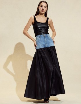  Hauts Cynthia Rowley pour femmes | Haut Tribeca en similicuir végan