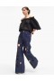  Cynthia Rowley Damen-Jeanshosen | Bestickte, weite Jeans