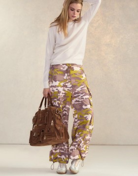  Damen-Cargohosen von Cynthia Rowley | Camouflage-Cargohosen
